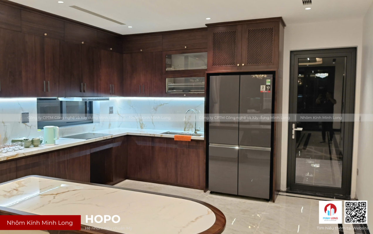 Công trình cửa nhôm HOPO do Nhôm kính Minh Long thi công